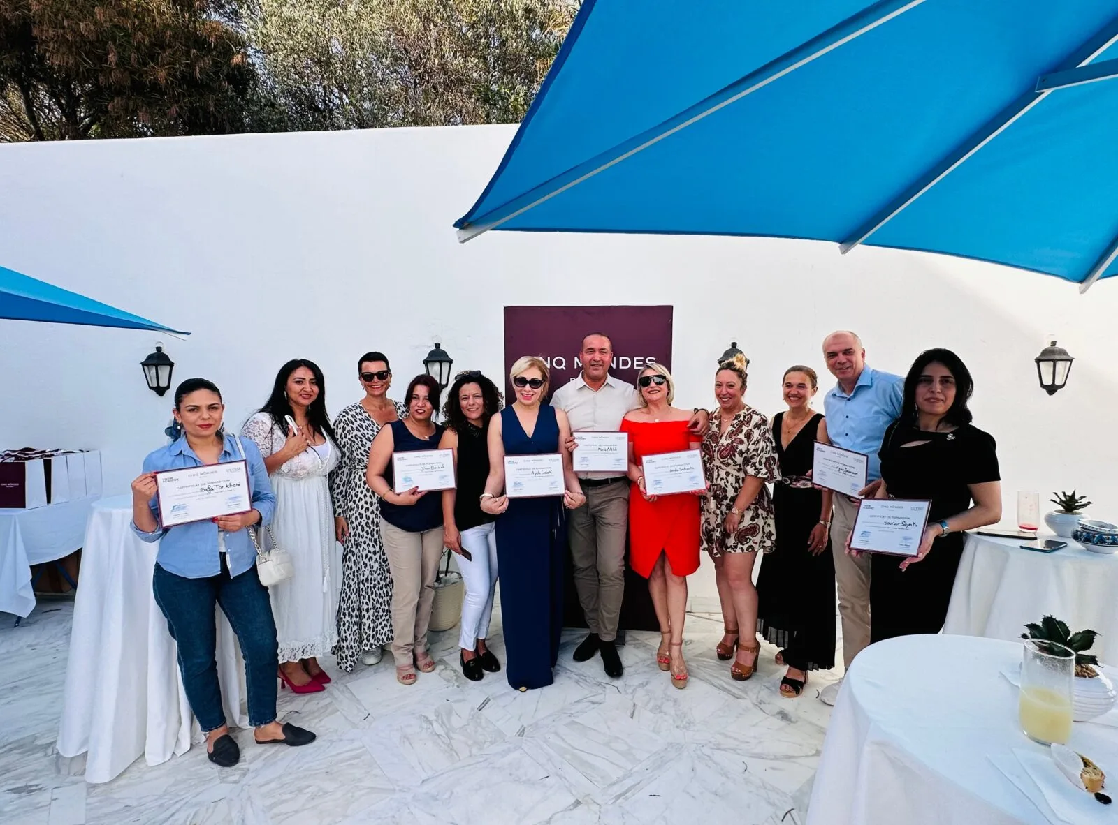 CINQ MONDES offre une formation BUSINESS au Spa Manager partenaires en Tunisie