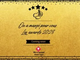 Les Awards On a mangé pour vous