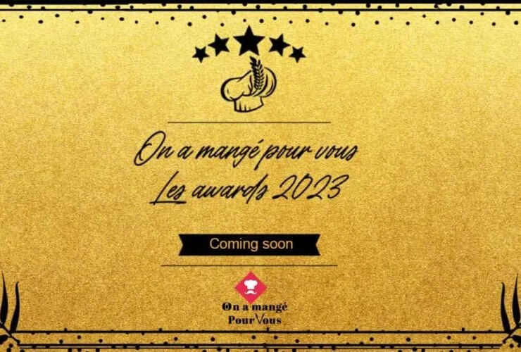 Les Awards On a mangé pour vous