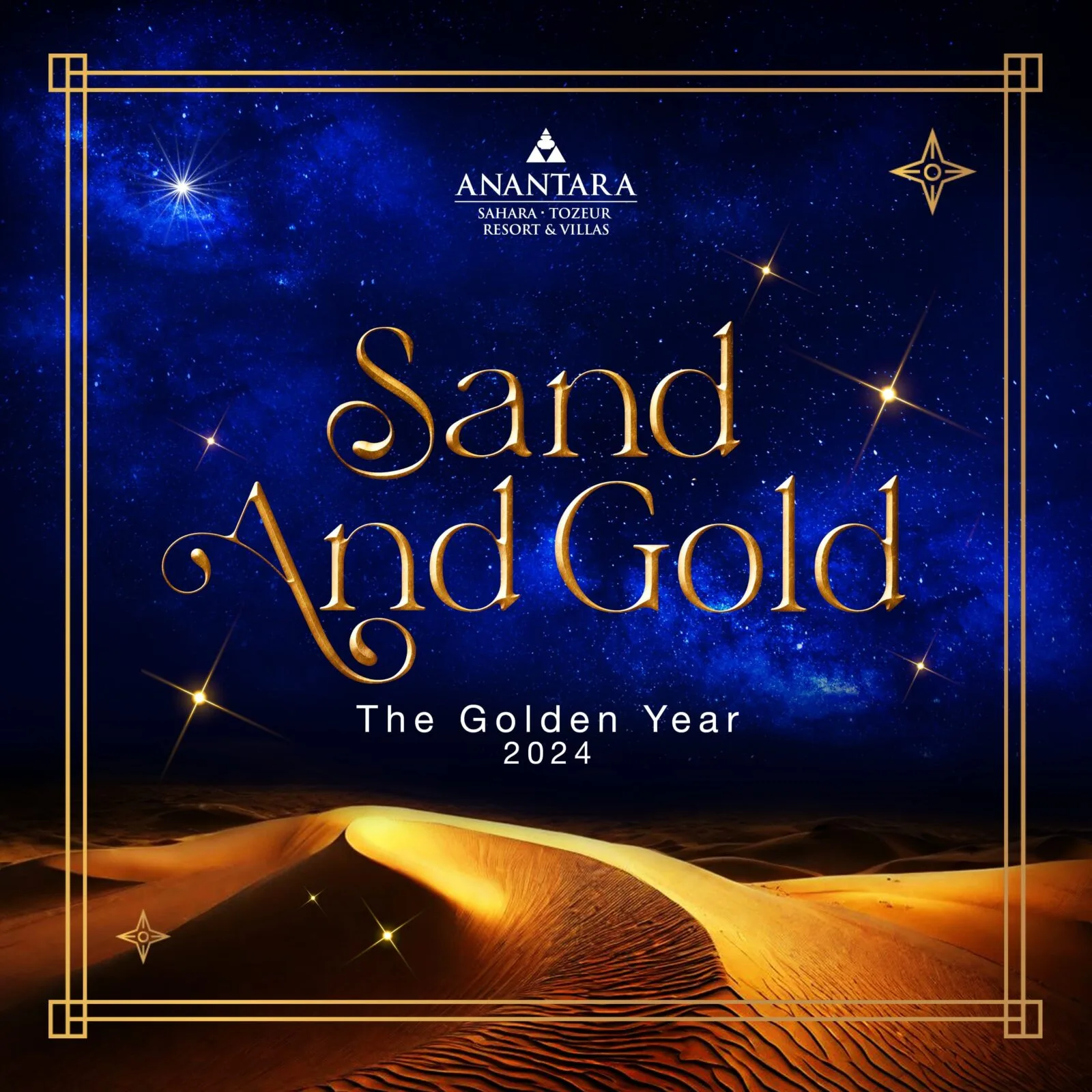 Célébration Féérique des Fêtes au Désert : Anantara Sahara Tozeur Resort & Villas