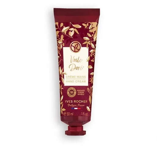 Crème mains voile doré - Hydratation et Parfum Envoûtant