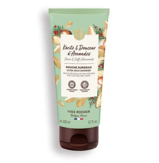 Le réconfort d’un Gel Douche Surgras au doux parfum d’amande. Réconforte et nourrit la peau dès la douche, laissant la peau nourrie et délicatement parfumée.