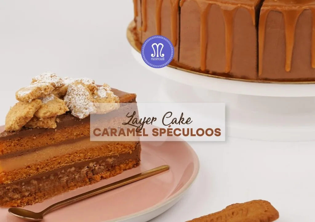 Layer Cake Caramel Speculoos Pâtisserie Masmoudi