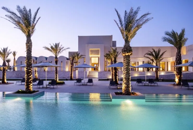 Exterieur piscine hotel residence Douz Tunisia