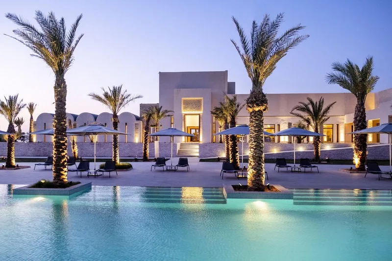 Exterieur piscine hotel residence Douz Tunisia