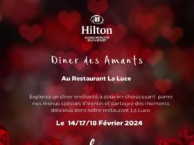 Séjour romantique : Découvrez l'Offre Spéciale Saint-Valentin 2024 à l'Hôtel Hilton Skanes Monastir!
