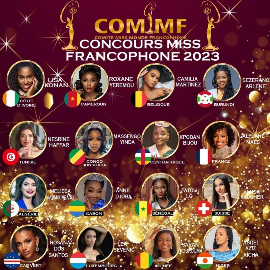 Concours MISS MONDE Francophonie