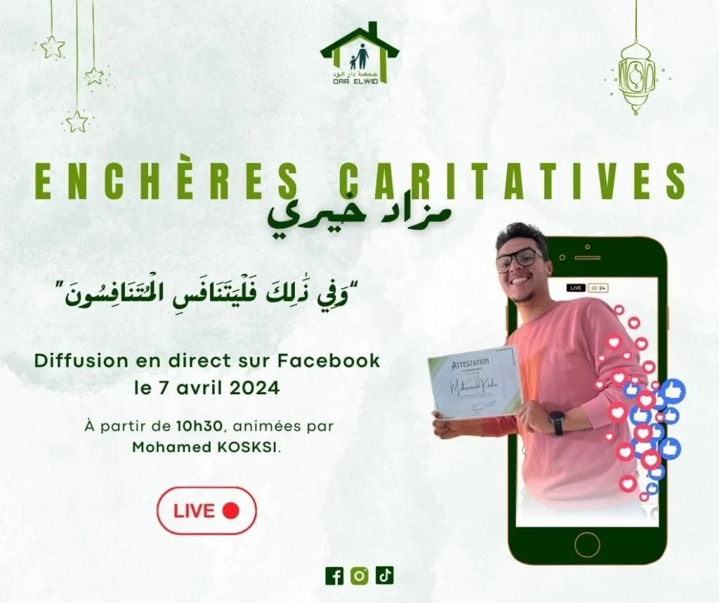 Une première en Tunisie: Des Enchères Caritatives au profit des Orphelins
