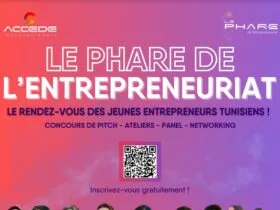 événement-associatif-Le-PHARE-DE-L-ENTREPRENARIAT-Texte-Affiche-Communication