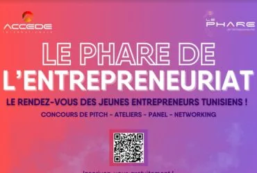 événement-associatif-Le-PHARE-DE-L-ENTREPRENARIAT-Texte-Affiche-Communication
