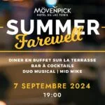 Summer Farewell Mövenpick Hôtel du Lac Tunis