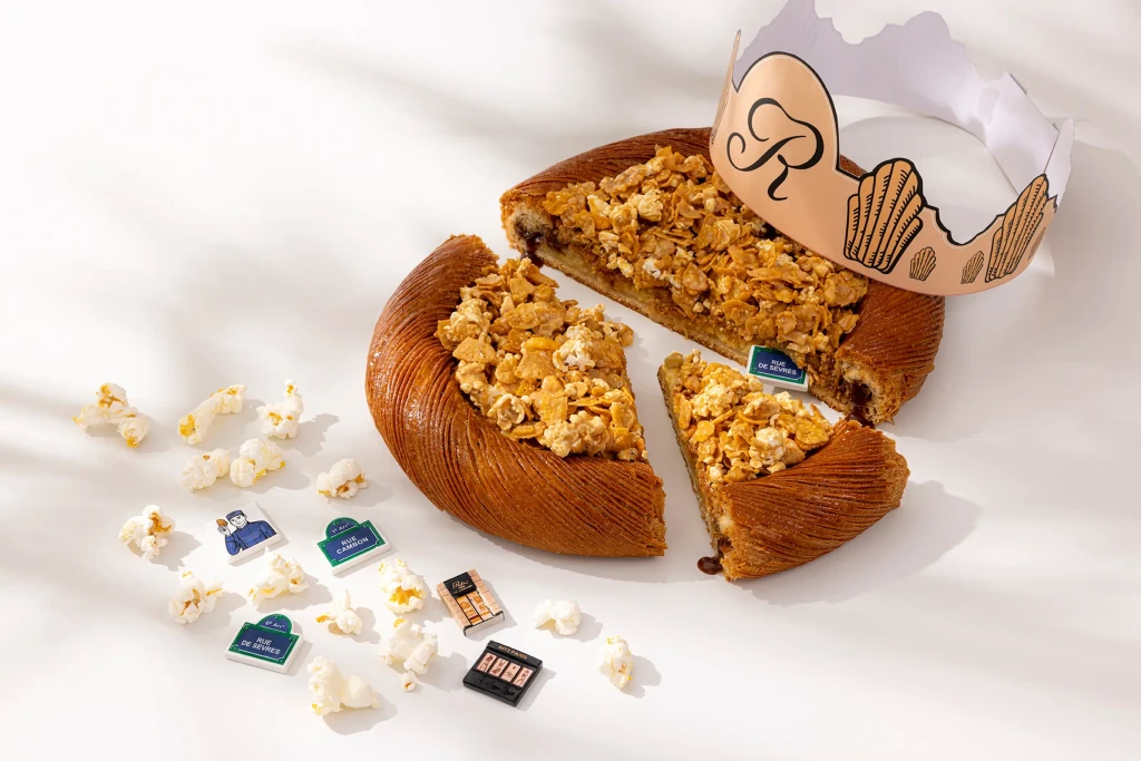 Galette des Rois Maïs Grillé Ritz Paris Le Comptoir