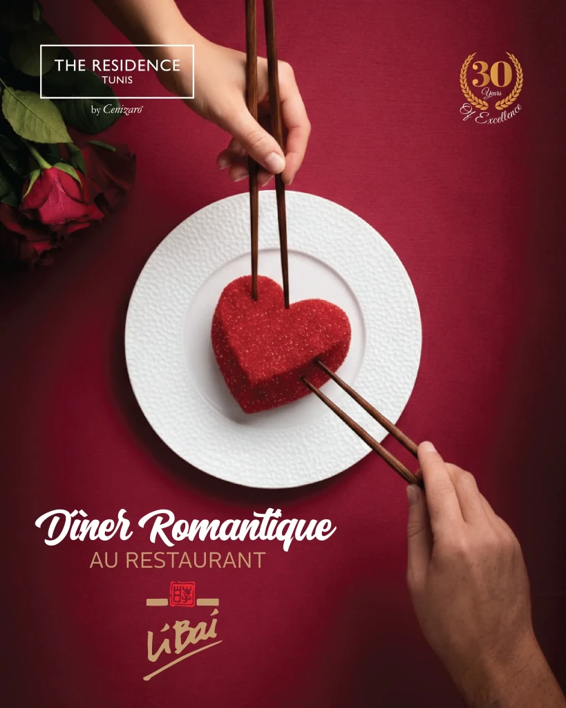 Saint-Valentin à The Residence Tunis
