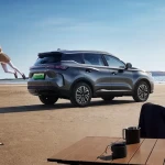 海边沙滩—车尾135°（外放电）_带模特